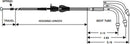 harley davidson flhri [DRAG SPECIALTIES] – Edelstahl-ummanteltes Leerlaufkabel-2