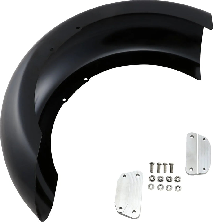 harley davidson flfb [KLOCK WERKS] - Garde-boue avant série Hugger avec blocs de montage pour Softail/Dyna