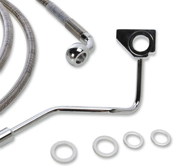Harley Davidson FLTR [DRAG SPECIALTIES] - Kit tubi freno prolungati in acciaio inossidabile - 0