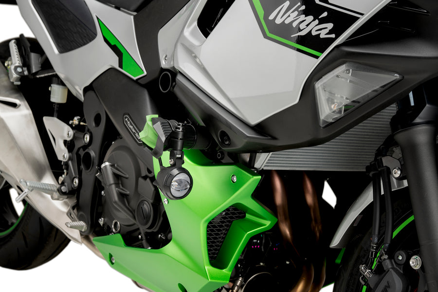 KAWASAKI NINJA 7 HYBRID [2025] – Sturzpads R19 – Schwarz