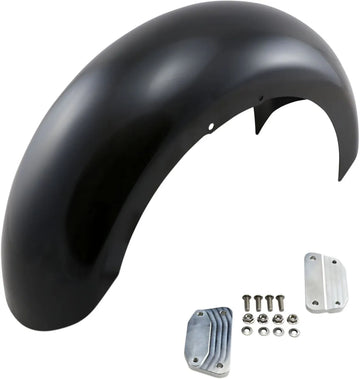 Harley Davidson Dyna [KLOCK WERKS] - Parafango anteriore serie Hugger con blocchi di montaggio per Softail/Dyna - 0