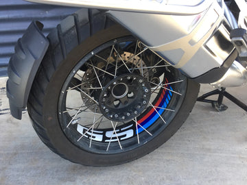 BMW R 1200 GS ADVENTURE [2018] – Fogli adesivi GS – neri - 0