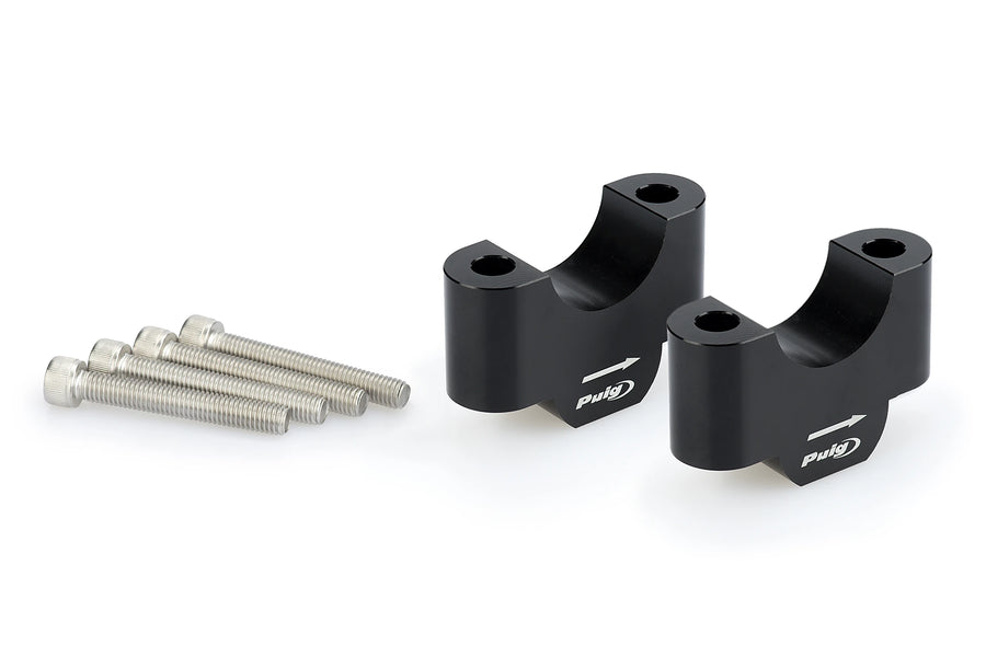 BMW R 1250 GS Adventure [2024] - riser manubrio 30 mm | Nero | PUIG20309N