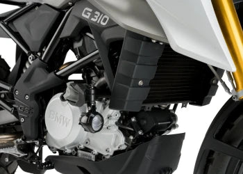 BMW G 310 R [2025] – Adapter Beifahrer Fußrasten- Gummipad – Schwarz