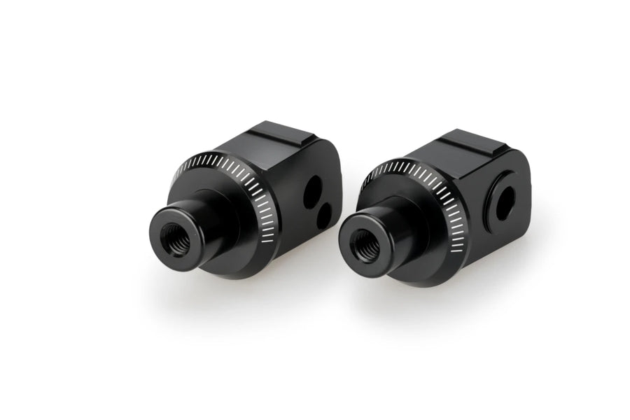 HONDA FORZA 750 [2025] – Adapter Beifahrer Fußrasten- Gummipad – Schwarz