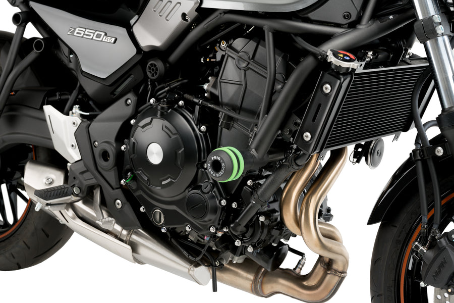 KAWASAKI Z 650 RS [2025] – Frame Crash Pads Vintage 2.0 – Black