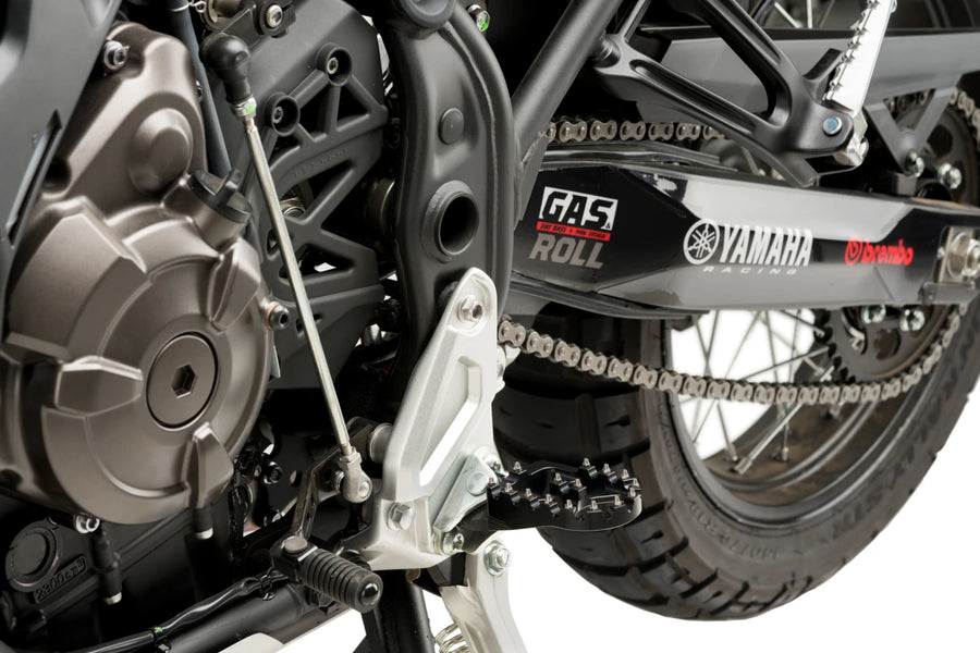 YAMAHA TENERE 700 RALLY EDITION [2025] – Fussrasten Off-Road – Schwarz