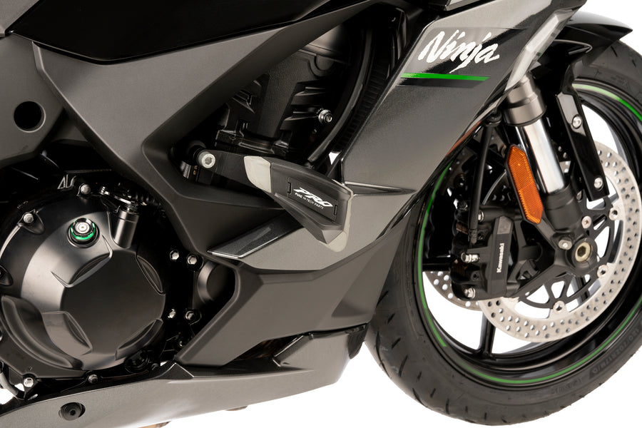 KAWASAKI NINJA 1100 SX SE [2025] – Sturzpads PRO 2.0 – Schwarz
