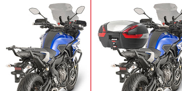 Yamaha Tracer 7 / Tracer 7 GT [GIVI] - Topcase Träger für MONOKEY® oder MONOLOCK® Koffer bei vorhandenem Original