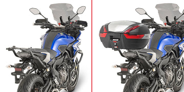 Yamaha Tracer 7 GT [2020–2024] – Topcaseträger Monokey/Monolock bei Original-Seitenkoffer