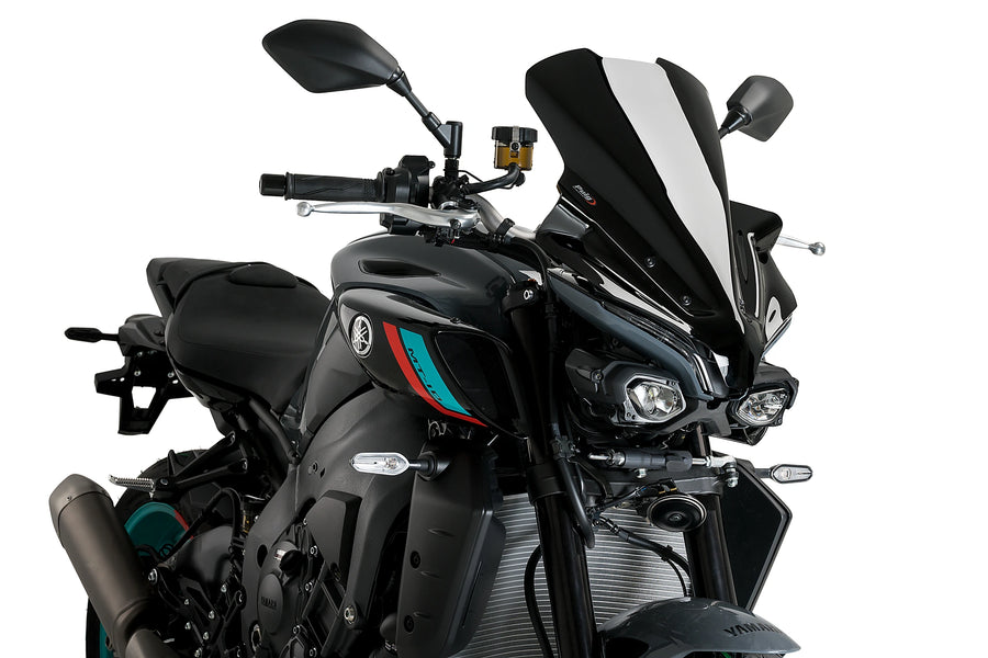 YAMAHA MT-10 SP [2025] - New Generation Touring-Scheibe | Schwarz | PUIG 21362N