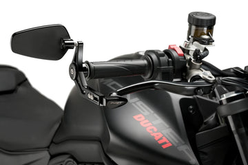 KTM RC 390 [2025] – Protection de levier de frein avec rétroviseur Pro – Noir - 0