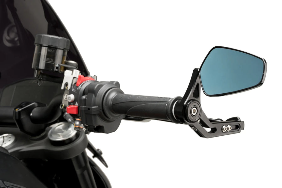 KTM RC 390 [2025] – Bemshebelschutz mit Ruckspiegel Pro – Silber