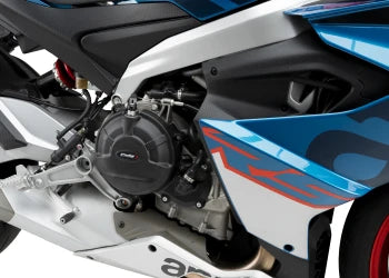 APRILIA RS 660 FACTORY [2025] – Adaptateur repose-pieds en caoutchouc “Rider” – Noir