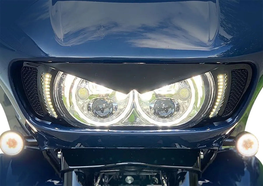 Harley-Davidson Road Glide [CUSTOM DYNAMICS] – Inserts de ventilation Genesis® 4 Dynamic LED Road Glide®