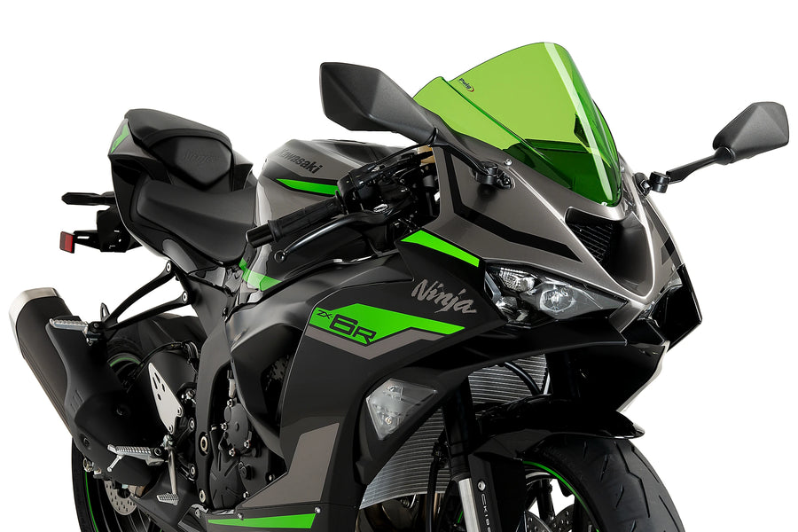 KAWASAKI ZX-6R [2025] - PUIG Z-Racing Scheibe | Grün | PUIG 21831V