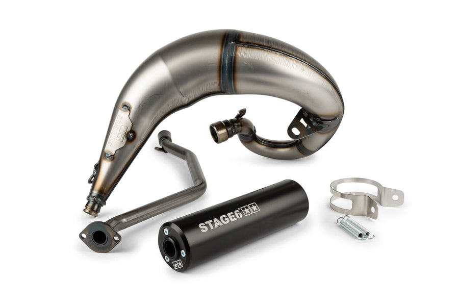 Beta RR SM 50 2T - Scarico Streetrace High Mount CNC nero