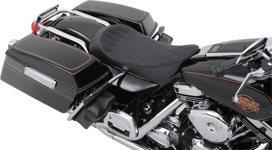 harley davidson flhri [DRAG SPECIALTIES] – Selle simple plate avec support EZ-On