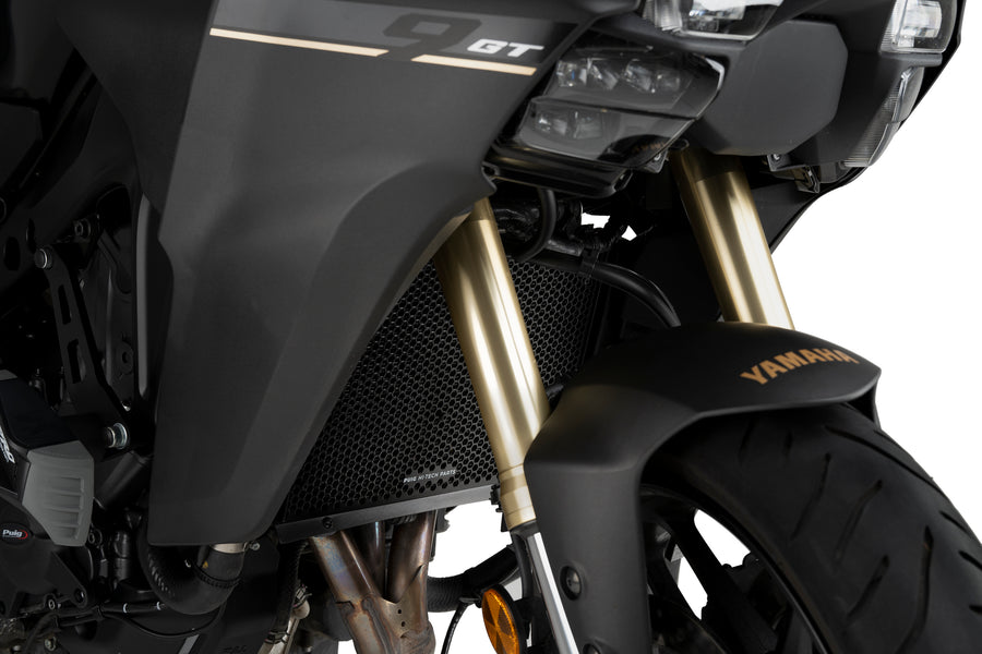 YAMAHA TRACER 9 Y-AMT [2025] – Adapter Fußrasten- Gummipad "Rider" – Schwarz