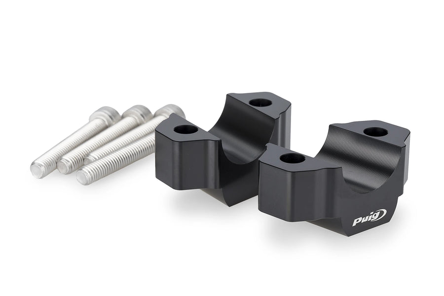 YAMAHA MT-09 Y-AMT [2024] - Riser manubrio | Nero | PUIG22100N