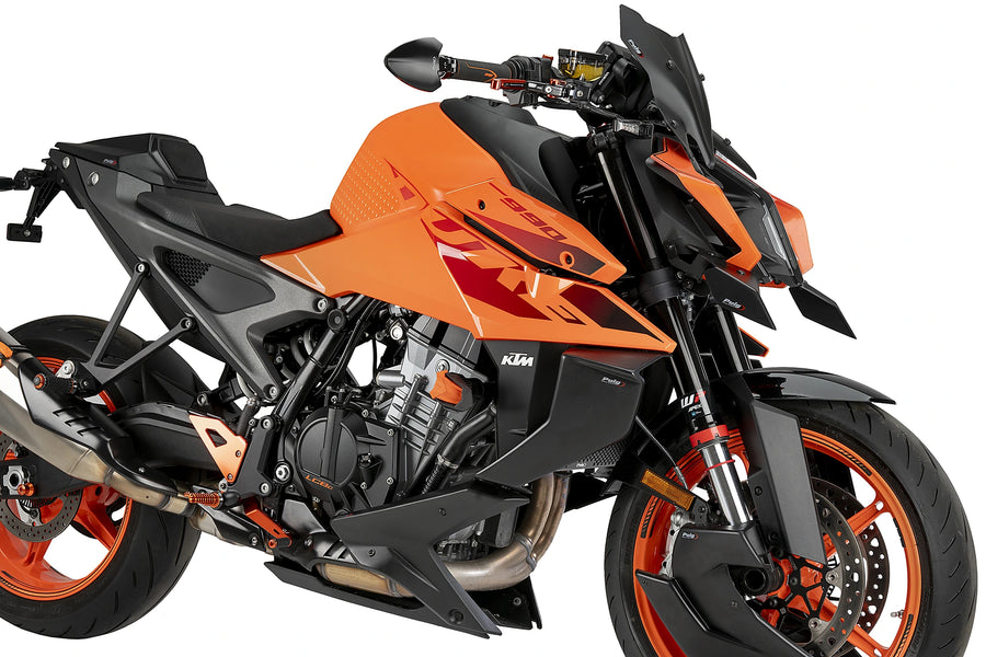 KTM 990 DUKE R [2025] - spoiler avant | Noir mat | PUIG22228J