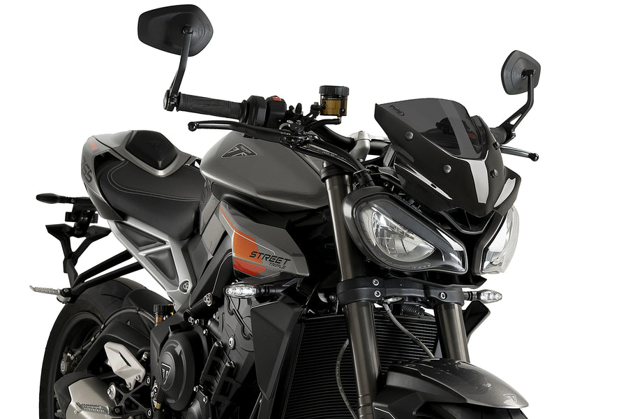 TRIUMPH STREET TRIPLE 765 RS [2025] - New Generation Sport Windschild | Stark getönt | PUIG 22234F