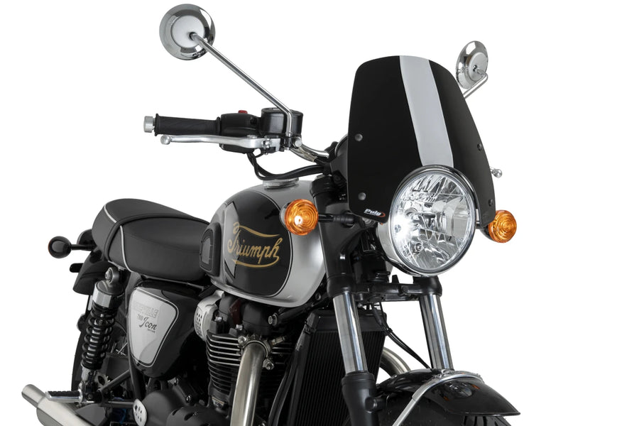 TRIUMPH BONNEVILLE T 120 BLACK [2025] – Z-Racing screen – carbon look