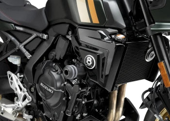 SUZUKI GSX-8TT [2025] – Adapter Beifahrer Fußrasten- Gummipad – Schwarz