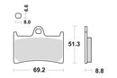YAMAHA TDM 900 [2002-2014] - Plaquettes de frein Dual Sinter