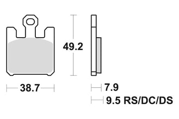 DERBI MULHACEN 659 [2005] - Dual Sinter brake pads