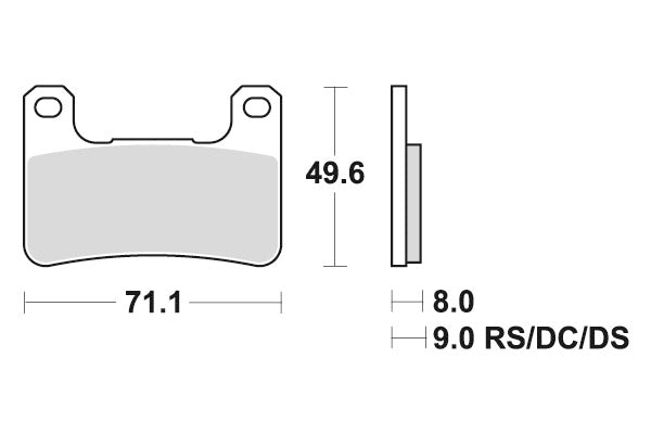 KAWASAKI NINJA H2 SX [2018-2019] - Dual Sinter brake pads
