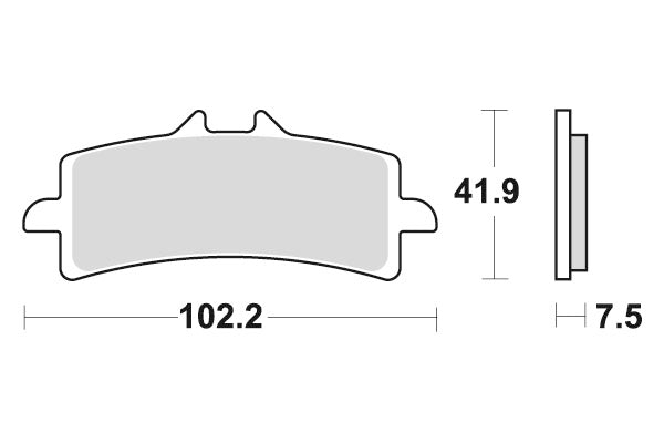 SUZUKI GSX R 1000 [2017-2023] - Pastiglie freno doppie sinterizzate