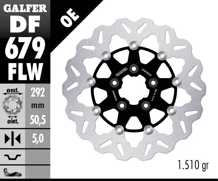 Harley-Davidson XL 883 Sportster [1986, 1988-1991, 1993-1995, 1998] - brake disc - picture 2