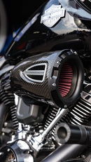 harley davidson touring [PERFORMANCE MACHINE (PM)] – C4 Series Carbonfaser-Luftfilterkit-3