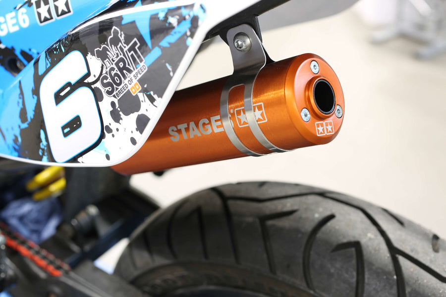 Derbi Senda DRD X-Treme SM '10 - '17 50 2T D50B0 - Pot d'échappement 70cc CNC orange
