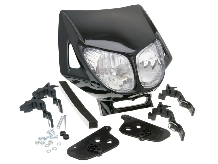 Derbi Senda R X-Treme Enduro '05 - '10 50 2T D50B0 - cache phare double optique