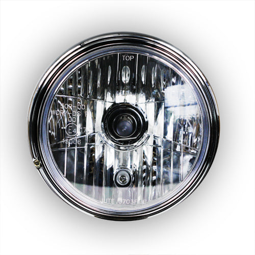 Yamaha XS 650 1100 TX 750 [all years] - LTD-Style headlight H4, 7 inch, clear glass