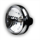 Faro anteriore da 7" stile LTD: nero, H4, lente trasparente