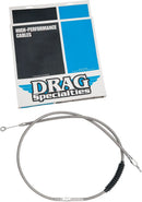 harley davidson fxwg [DRAG SPECIALTIES] – Hocheffizientes geflochtenes Edelstahl-Kupplungsseil-2