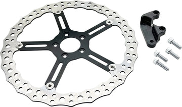 harley davidson fxlrst [ARLEN NESS] - Kit de rotor flottant dentelé pour gros freins de 15 pouces