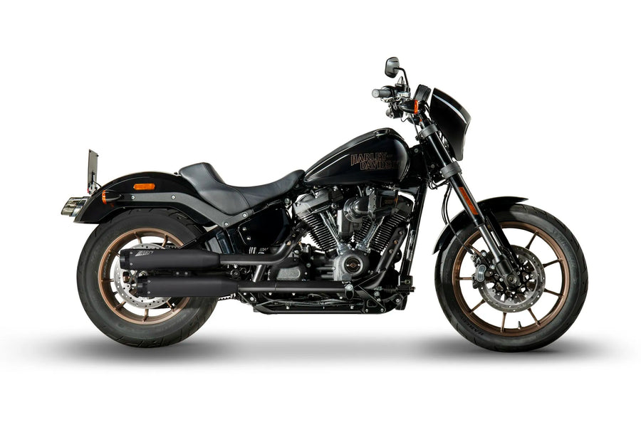 harley-davidson street bob [ZARD] – Overlapped Slip-Ons Schalldämpfer für HD-SOFTAIL M8