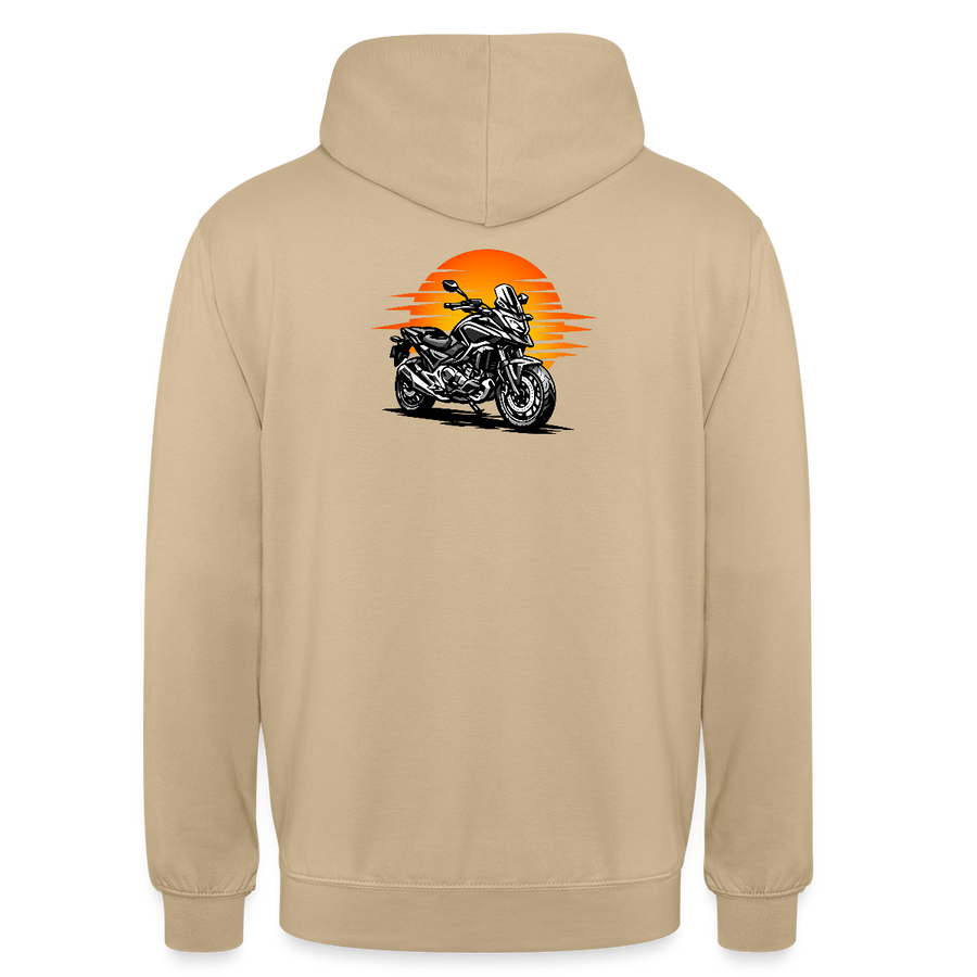 Honda nc 700 [Hoodie] - Sunset Split - Impression au dos