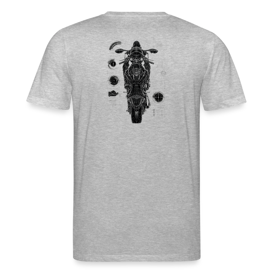 Suzuki gsx-r 600 [T-Shirt] - Top-Down Tech - Back Print