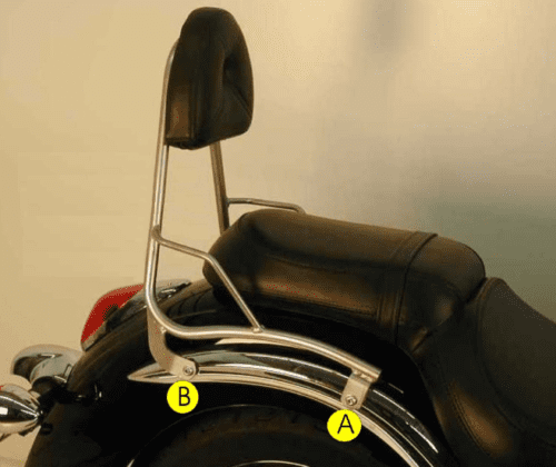 Kawasaki VN 900 CLA [2006-2017] - Sissybar senza ponte per bagagli