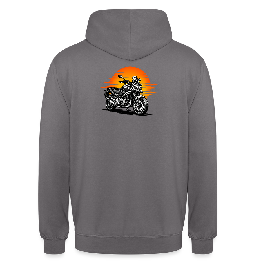 Honda nc 700 [Hoodie] - Sunset Split - Impression au dos