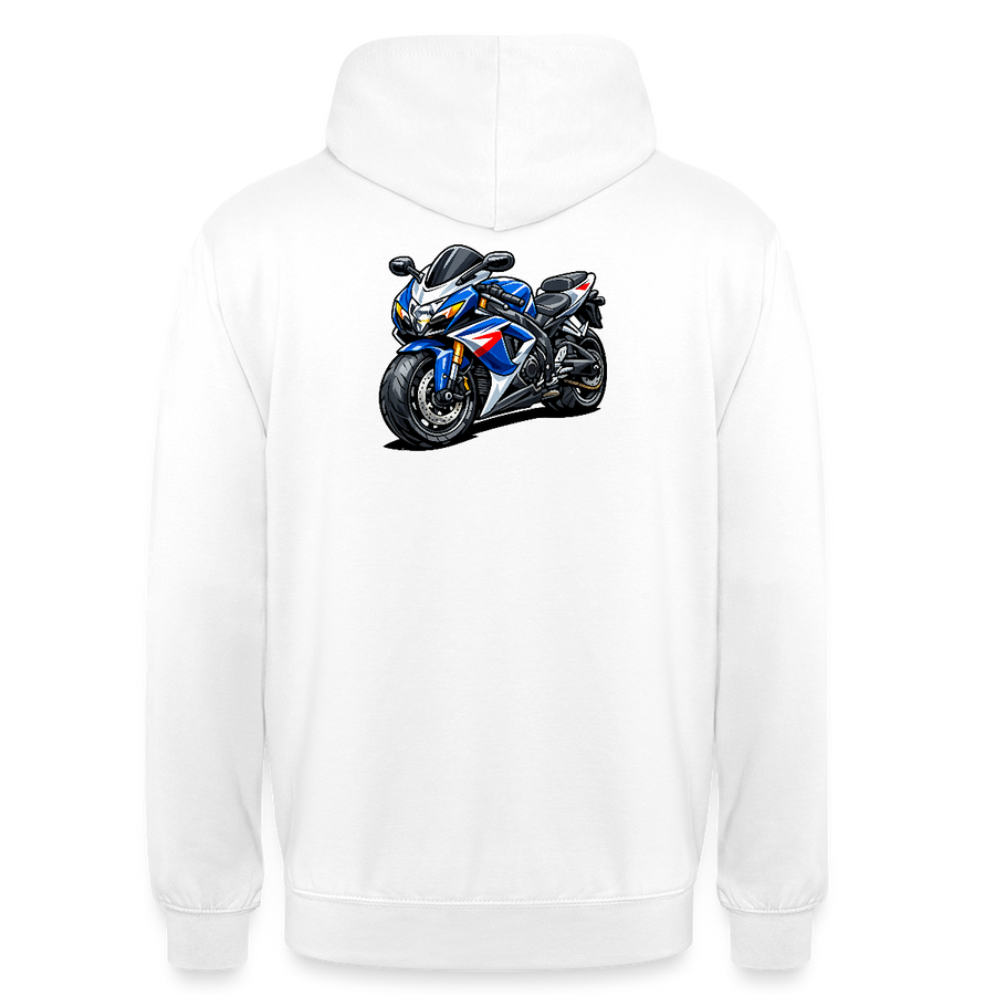 Suzuki GSX-R 600 [Felpa con cappuccio] - Caricatura - Stampa sul retro