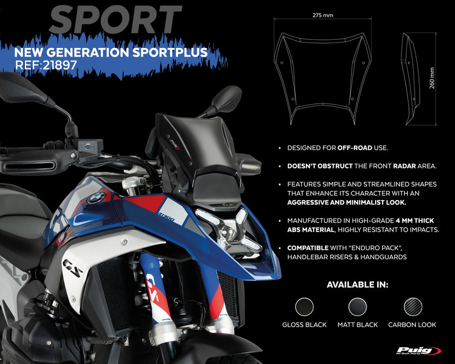 BMW R 1300 GS TROPHY [2025] – touring screen – tinted