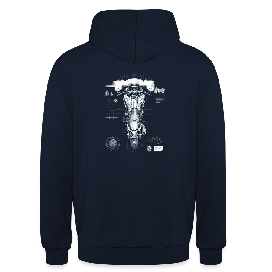 Honda nc 700 [Hoodie] - Top-Down Tech - Back Print