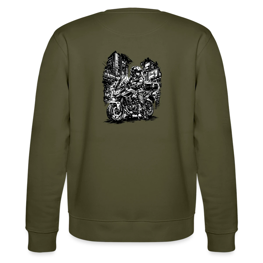 Honda nc 700 [Sweatshirt] - Manga Neon City - Rücken Print