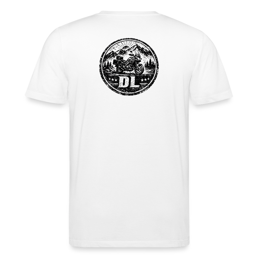 Suzuki dl 800 [T-shirt] - Stemma grunge - Stampa sul retro